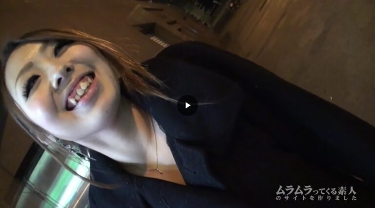 【無修正】素人ギャル高橋なつみのセンズリ鑑賞！八重歯がカリに当たって気持ちんよか～！？