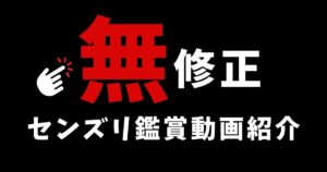 【無修正】センズリ鑑賞動画紹介